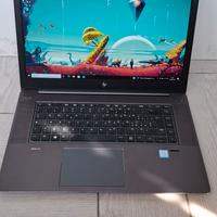 Hp Zbook studio G4 i7 scheda video 4 gb 