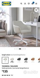 Sedia ikea ufficio