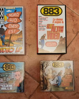 Lotto 883 Max Pezzali VCR e CD