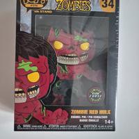 Funko pop pin Red Hulk X Glow Chase 1/6