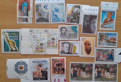 Francobolli Italia anni 80/90 in lire