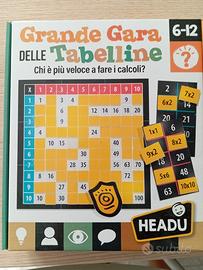 gioco delle tabelline 6/12 anni