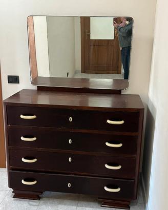 Comò e toletta primi '900 con specchiera