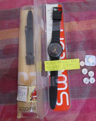 OROLOGIO SWATCH BLACK MAGIC ANNO 83-84.ORIGINALE.