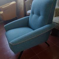 poltrona vintage originale anni 50/60 