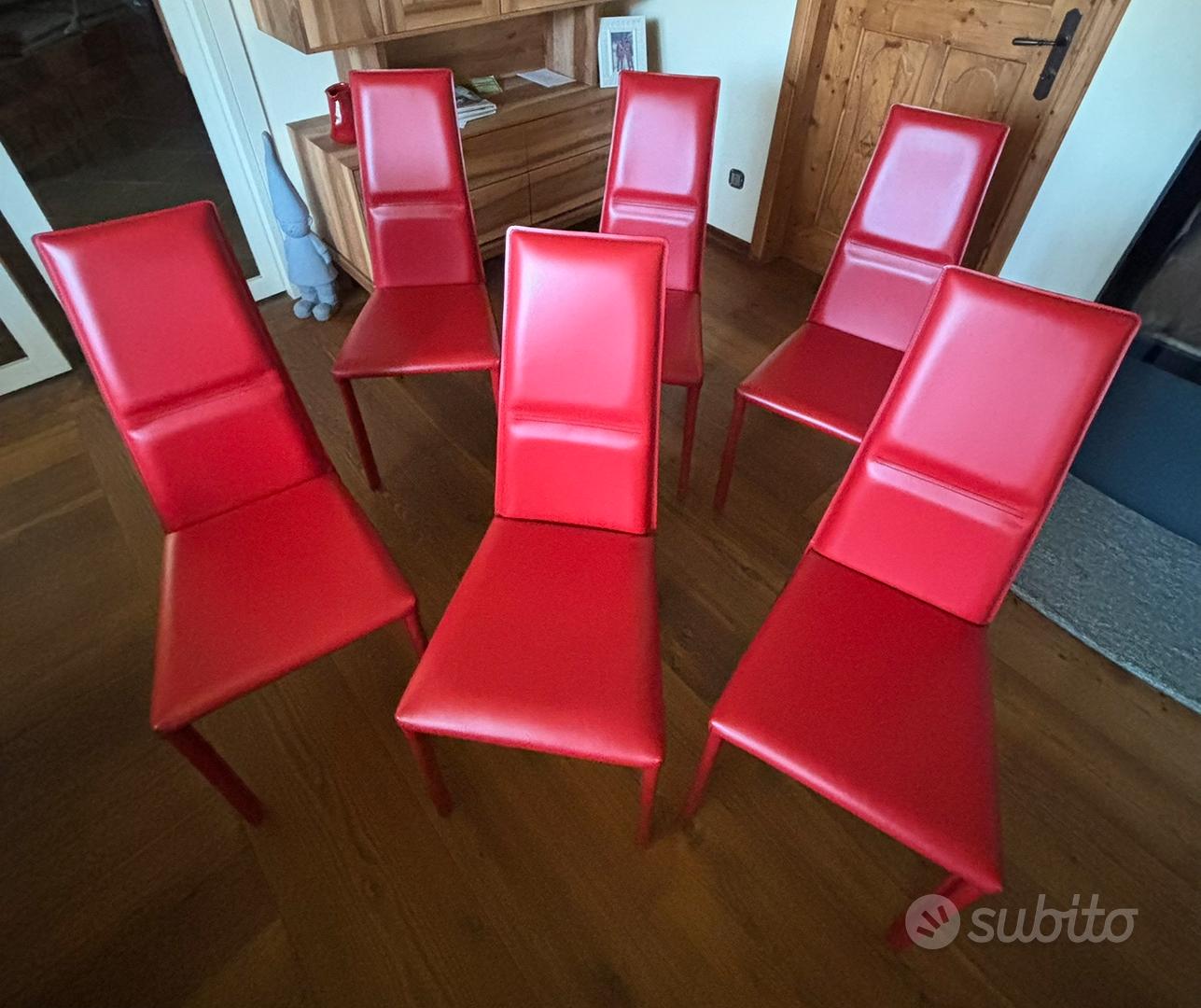 Sedie Calligaris rosse Arredamento e Casalinghi In vendita a Aosta