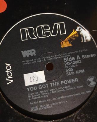 vinile lp War "you got the power"