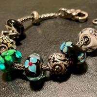 Bracciale in argento TROLLBEADS originale