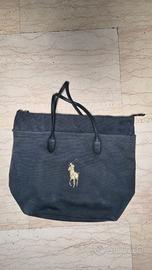 Borsa Ralph Lauren / black - blue