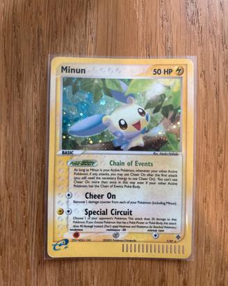 Pokemon - Minun 7/97 EX Dragon Holo Rare