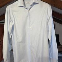 camicia uomo celeste 