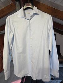 camicia uomo celeste 