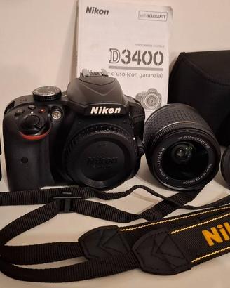 NIKON D3400 + OBBIETTIVO 18-55