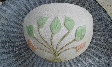 Pietra per aplique o vaso da appendere