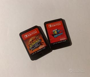 Mario strikers e mario odyssey switch