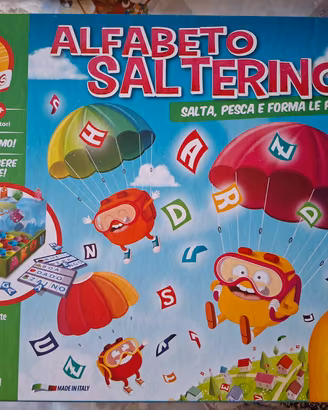 Gioco educativo Alfabeto Salterino Lisciani 4+