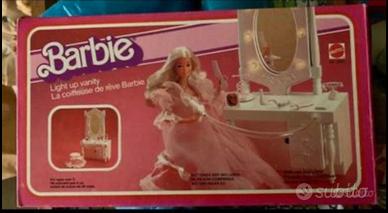 Specchiera luminosa Barbie anni '80