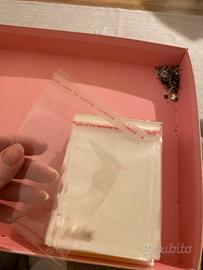 Sacchetti trasparenti chiusura adesiva per bijoux
