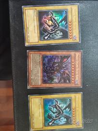 drago nero occhi rossi carte Yu gi oh rare