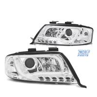 FARI AUDI A6 4B 97-99 LUCE DIURNA A TUBO FONDO CRO