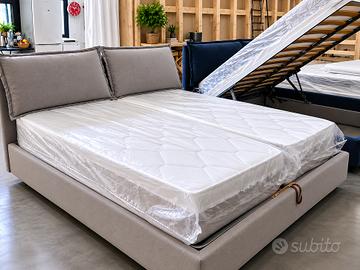 LETTO CONTENITORE GRIGIO