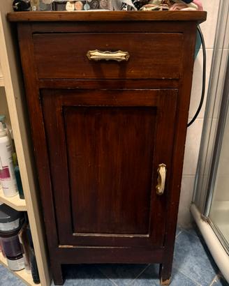 Mobiletto in legno massello Stile Rustico