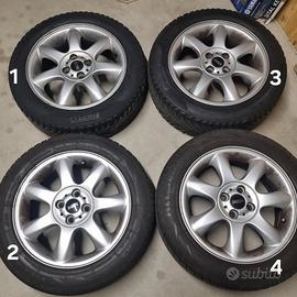 Cerchi 16” Mini R55 R56 + di gomme 4s invernali