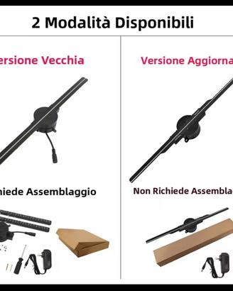 Ventola olografica 42 cm 3D NUOVA
