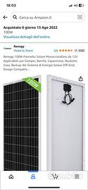 Pannello solare fotovoltaico