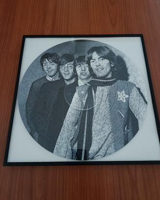 Puzzle Beatles con cornice 