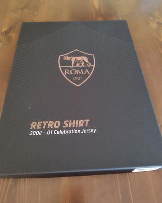 Cofanetto maglia scudetto Roma 2000-2001