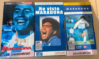 Set 3 VHS Diego Armando Maradona - El Diez