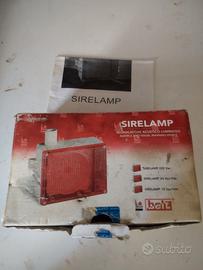 Lampeggiante con sirena 