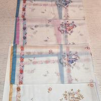 Lotto n.6 Fazzoletti Donna Puro Cotone Rasatello 