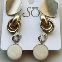 Tris di orecchini con chiusura a farfalle