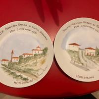 2 piatti centenario società mutuo soccorso