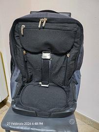 Zaino Trolley Piquadro Coleos - Nero/Grigio - Da r