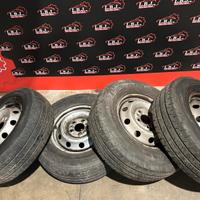 Cerchi in ferro con gomme Fiat Ducato R15c