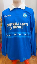 maglia napoli match worn shirt calcio football 199