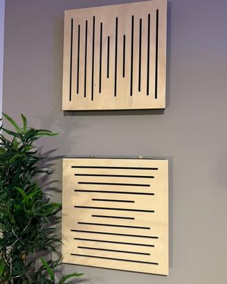 Pannelli fonoassorbenti in legno 5cm