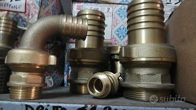 Raccordo porta gomma ottone