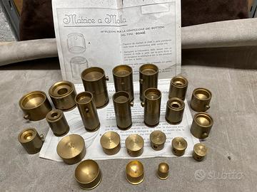 Bottoni In Ottone Anticato Bombati Con Occhiello - 10 Pezzi Da 17mm Perfetti Per Abiti Tradizionali E Giacche - Foto 7