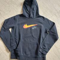 Felpa Nike nera ragazzo 13-14 anni