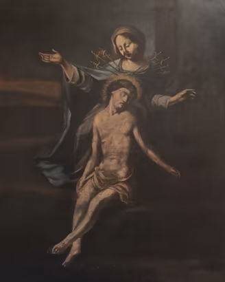 Dipinto Madonna Addolorata  XVIII Sec. con perizia
