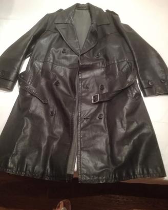 Cappotto in pelle Vintage