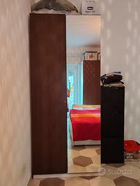 Armadio Ikea 100x236x60 con specchio
