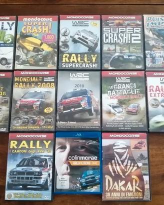 Lotto 13 DVD e Blu-ray Rally WRC MondoCorse e Moto