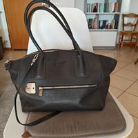 borsa Fedon nera in pelle bottalata