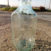 Grande vaso bottiglia vetro antico