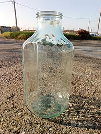 Grande vaso bottiglia vetro antico